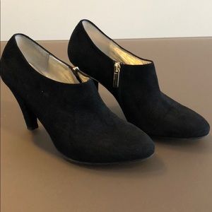 Taryn Rose Black Suede Ankle Boot